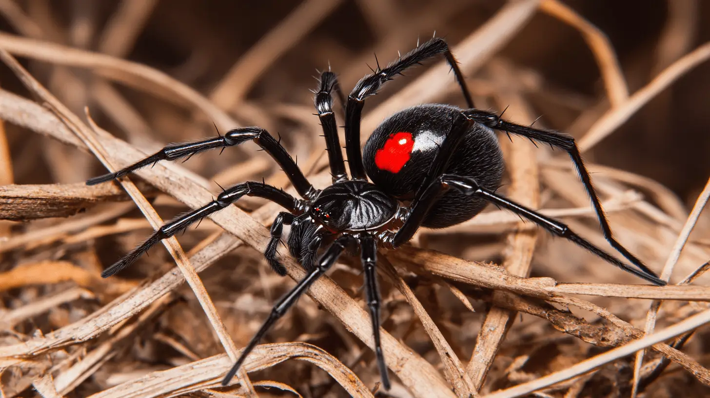 get rid of black widow spiders